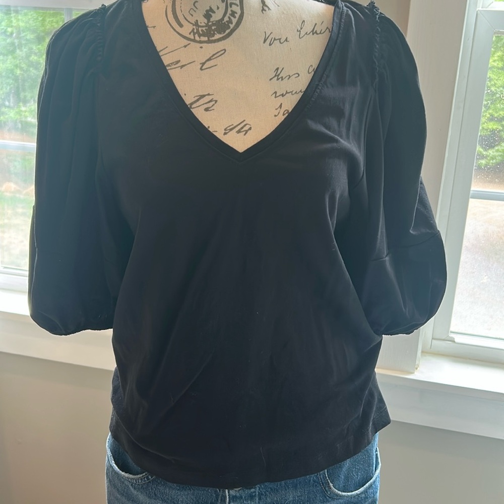 Madewell Puff Sleeve shirt size small